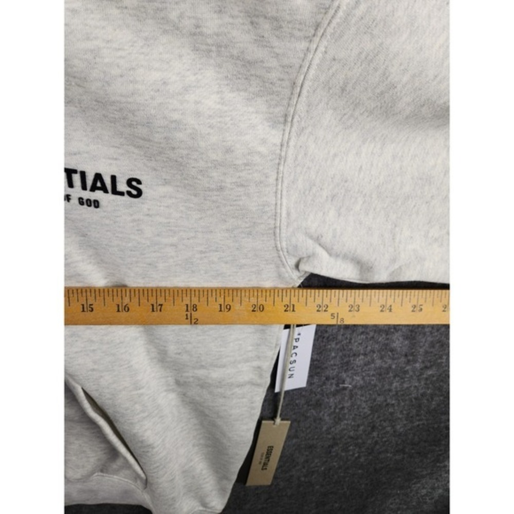 Fear Of God Essentials Hoodie Light Oatmeal Men's XS - Picture 11 of 11